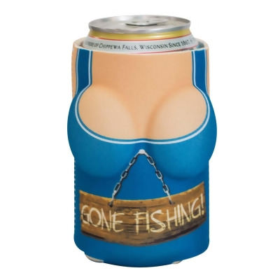 Boobzie Gone Fishing Boob Can Cooler 