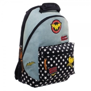 Wonder Woman Denim Patch Backpack - All