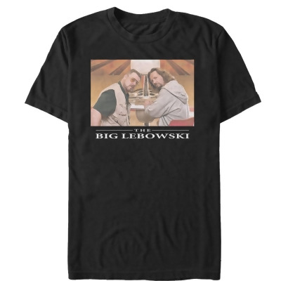 Big Lebowski Bowling Buddies Black Tee Shirt 