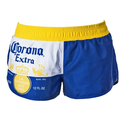 Corona Extra Label Design Women's Blue Board Shorts 