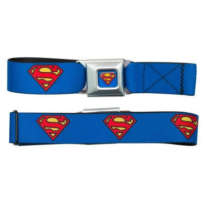 Superman Logo Seatbelt Buckle Belt 