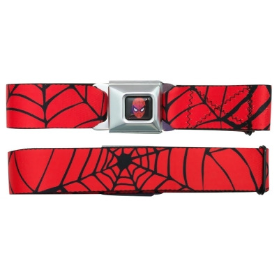 Spider-Man Web Seatbelt Buckle Belt 