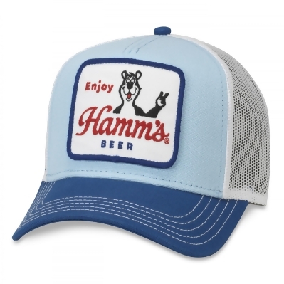 Hamm's Bear Patch Trucker Hat 