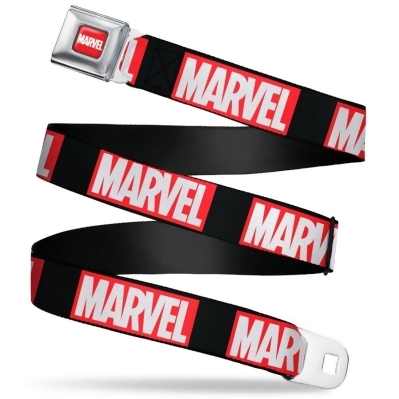 Marvel Logo Seatbelt Buckle Belt 