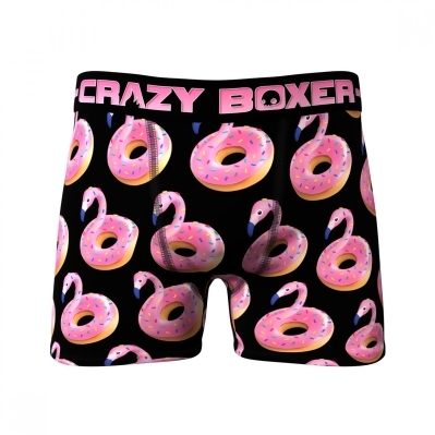 Flamingo Donuts All Over Print Men's Underwear Boxer Briefs 