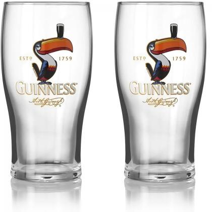 Guinness Toucan 20oz Pint Glass 2-Pack