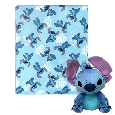 Disney Lilo and Stitch Pineapple Bunch 40 X 50 Silk Touch with Plush Hugger 