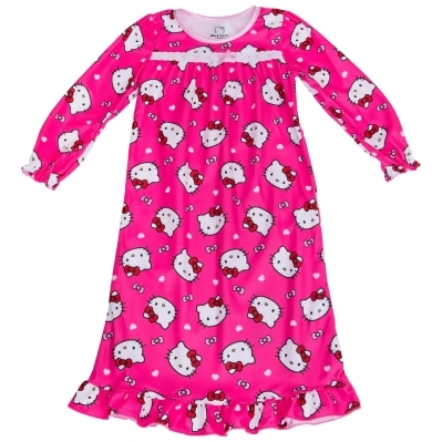 Hello Kitty Character Head All Over Infant Nightgown Pajamas 