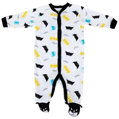 Batman Symbols and Logo Sleep and Play Infant Bodysuit 