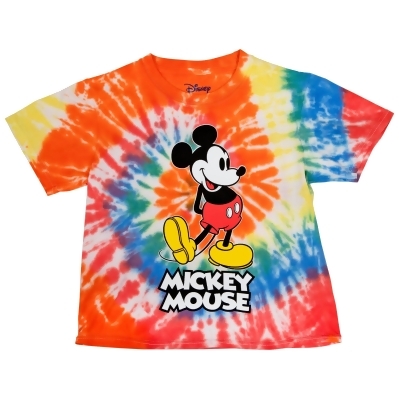 Disney Mickey Mouse Character Tie Dye Kids T-Shirt 