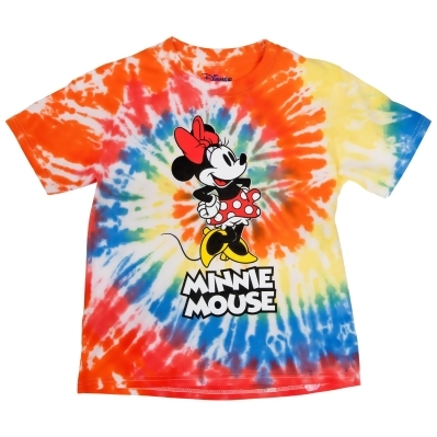 Disney Minnie Mouse Character Tie Dye Kids T-Shirt 