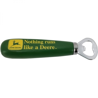 John Deere Nothing Runs Like A Deere Wooden Handle Bottle Opener 