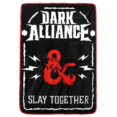 Dungeons and Dragons Dark Alliance Slay Together Digital Fleece Throw 