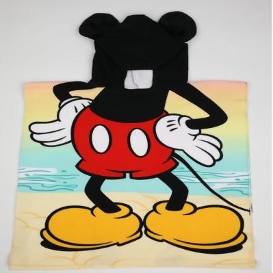Disney Classic Mickey Mouse Hooded Beach Towel 