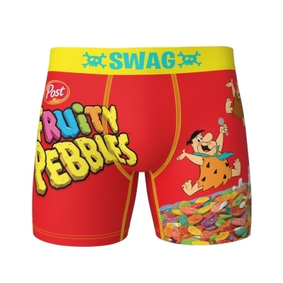 Post Fruity Pebbles Cereal Box Style Swag Boxer Briefs 