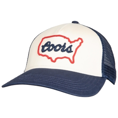 Coors United States Logo Snapback Flat Bill Hat 