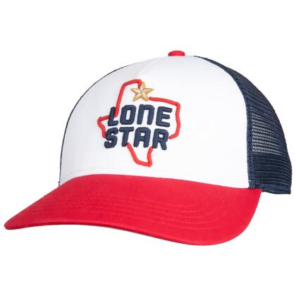 Lone Star Beer Texas State Logo Snapback Flat Bill Hat 