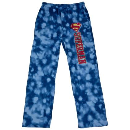 Dc Comics Mens' Superman Tie Dye Logo Sleep Jogger Pajama Pants  Multicolored : Target
