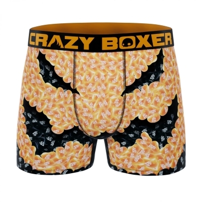 Crazy Boxers Jelly Belly Jack-O-Lantern Face Men's Boxer Briefs 