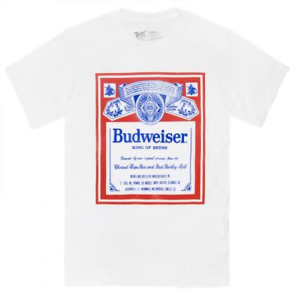 Budweiser King of Beers Vintage Label T-Shirt 