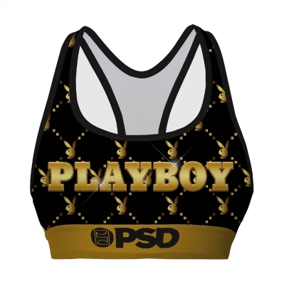 Playboy Monogram Lux PSD Sports Bra 