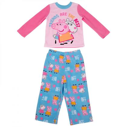 Little Sneakers Long Sleeve Pajama Set in Pink