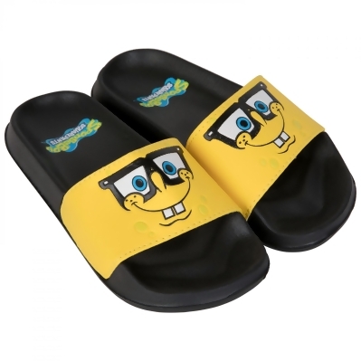 SpongeBob SquarePants Jellyfishing Time Boy's Slide Sandals 