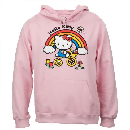 Hello Kitty Rainbow Tricycle Pullover Hoodie 