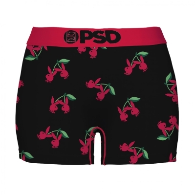 Playboy Cherries PSD Boy Shorts Underwear 