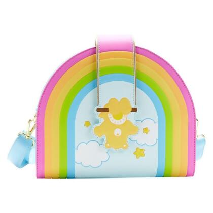 Care Bears Funshine Bear Rainbow Swing Crossbody Bag by Loungefly 
