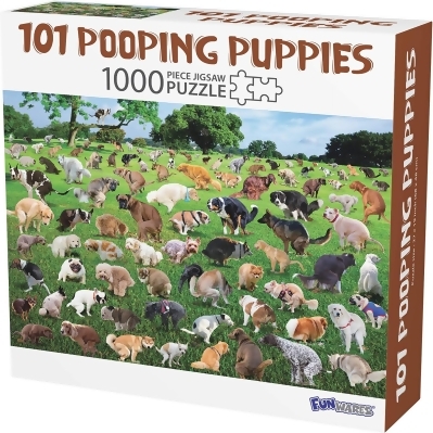 101 Pooping Puppies 1000 Piece Puzzle 