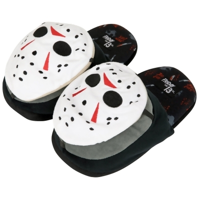Friday the 13th 3D Jason Voorhees Mask Men's Slippers 