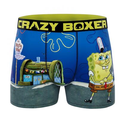 Crazy Boxers SpongeBob SquarePants Movie Surprised Patrick Men's