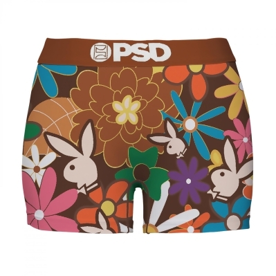 Playboy Flower Funk PSD Boy Shorts Underwear 
