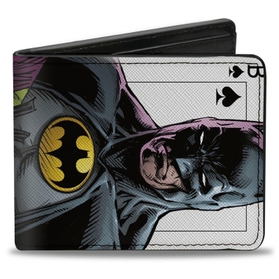 Batman Vs. Joker Spade Card Bi-Fold Wallet 