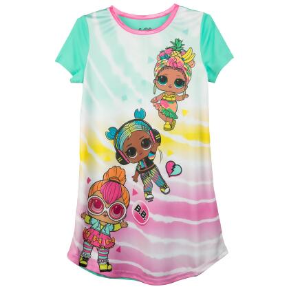 LOL Surprise Dolls Toddler Night Gown Pajamas 