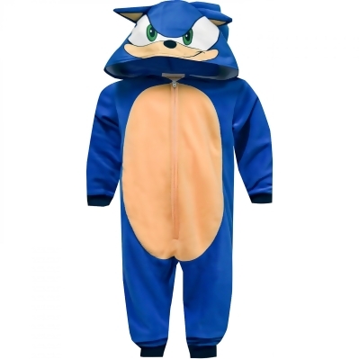 Sonic The Hedgehog Character Cosplay Kids Blanket Sleeper Union Suit Pajamas 