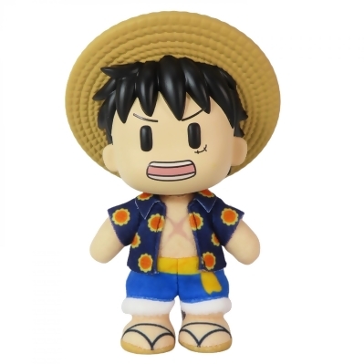 One Piece Luffy Roza Shirt FigureKey Plush Doll 