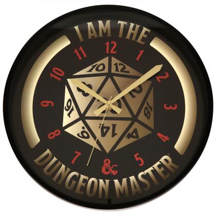 Dungeons and Dragons I Am The Dungeon Master Wall Clock 