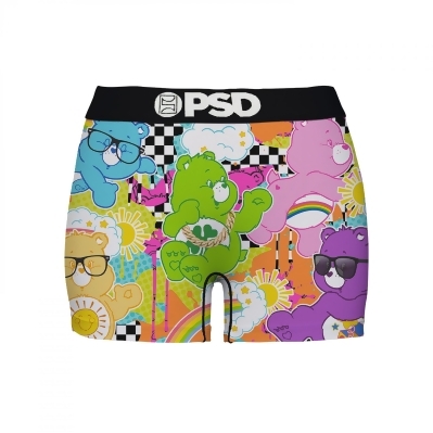 Care Bears Sticker Splash PSD Boy Shorts Underwear 