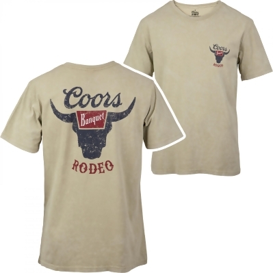 Coors Banquet Rodeo Mineral Wash Natural Beige T-Shirt 