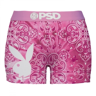Playboy Pink Lust PSD Boy Shorts Underwear 