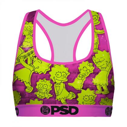 The Simpsons Girls PSD Sports Bra