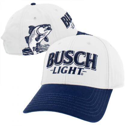 Busch Light Bass Fishing Adjustable Hat 