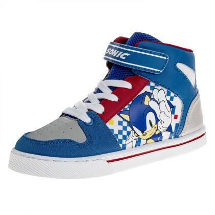 Sonic the Hedgehog High Top Athletic Kid's Shoes 