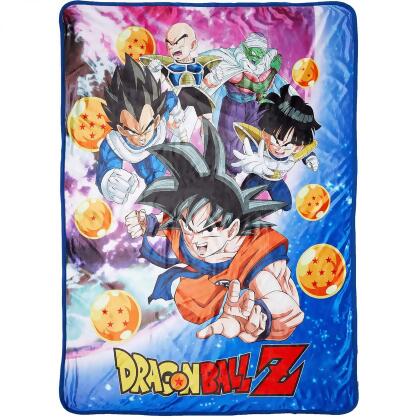 Dragon Ball Z Group Galaxy Throw Blanket 
