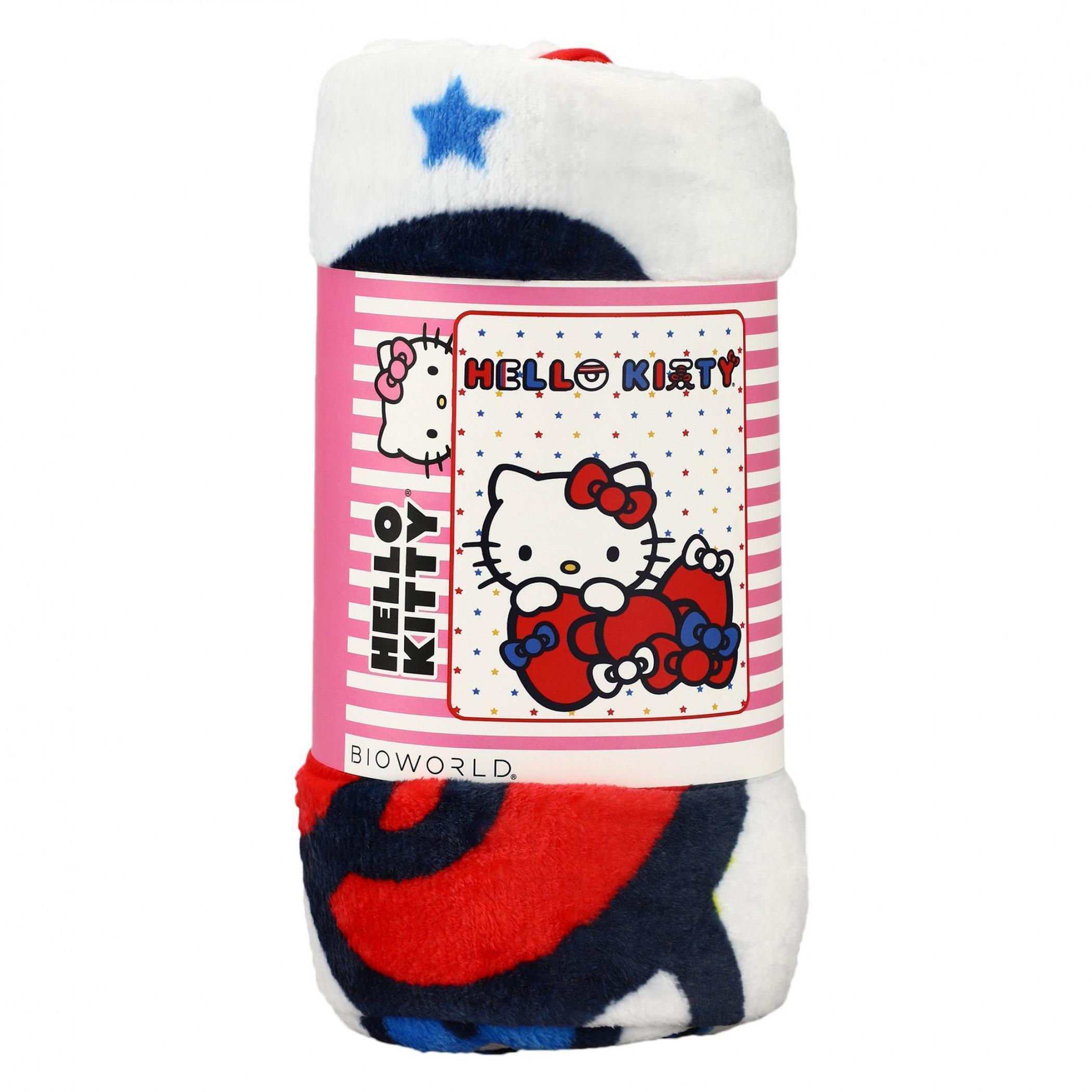 Hello Kitty Big Bows Sports Fleece Throw Blanket alternate image