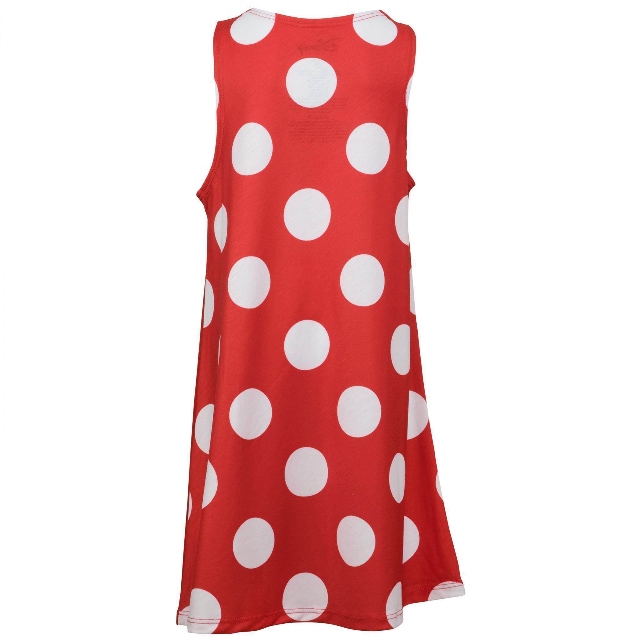 Minnie Mouse Polka Dots Youth Tank Dress alternate image