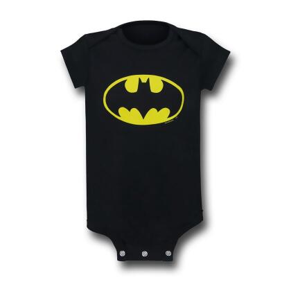 Batman Large Symbol Infant Snapsuit alternate image
