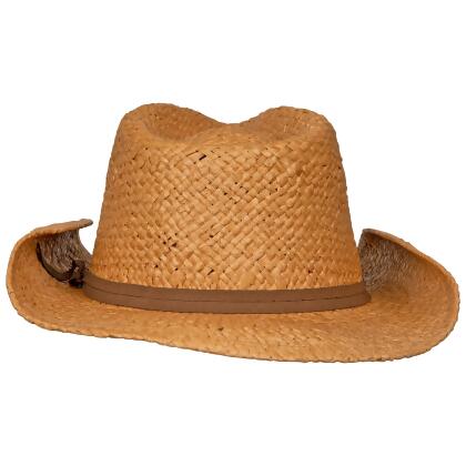 Budweiser Straw Cowboy Hat With Brown Band alternate image